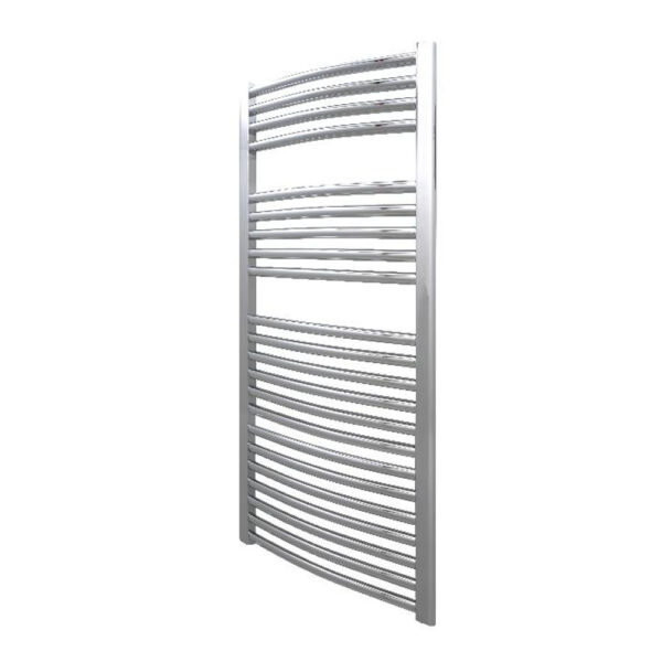 Aura 25 Curved Heated Towel Rail – Central Heating (Chrome / White) Efficient Heating, Well Made, Excellent Value Buy Online From Solaire Quartz UK Shop 10