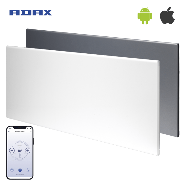 Adax Neo Wifi Electric Panel Heater + Timer, Modern, Wall Mounted Efficient Heating, Well Made, Excellent Value Buy Online From Solaire Quartz UK Shop 4
