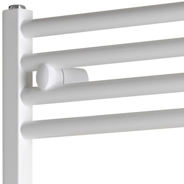 Aura 25 Curved White Dual Fuel Heated Towel Rail Efficient Heating, Well Made, Excellent Value Buy Online From Solaire Quartz UK Shop 9