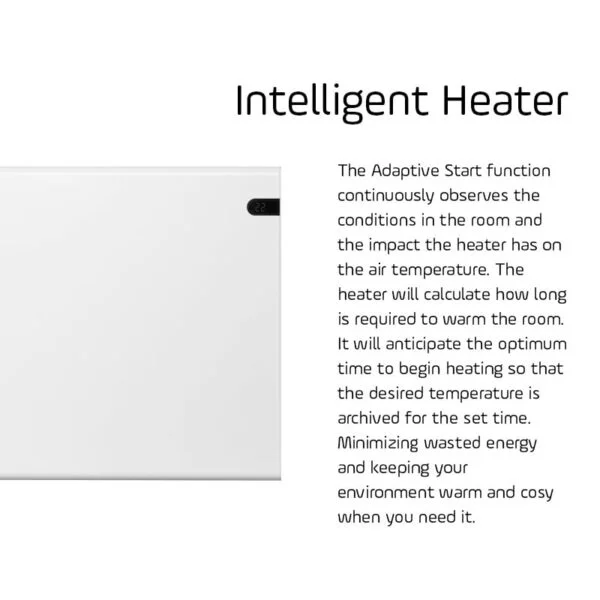Adax Neo Electric Convector Heater With Timer, Modern, Wall Mounted Efficient Heating, Well Made, Excellent Value Buy Online From Solaire Quartz UK Shop 10