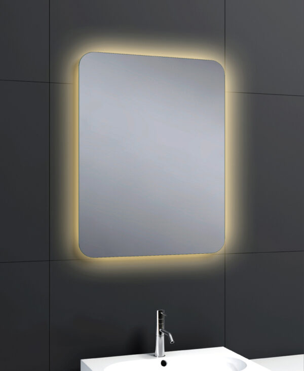 Aura Shine Bathroom LED Mirror With Mood Lighting, Demister, Wall Mounted Efficient Heating, Well Made, Excellent Value Buy Online From Solaire Quartz UK Shop 3