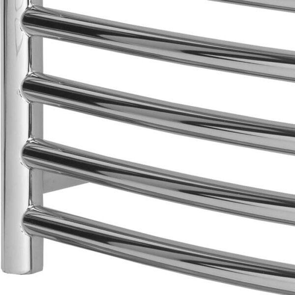 Aura Steel Stainless Steel Thermostatic Electric Heated Towel Rail + Timer Efficient Heating, Well Made, Excellent Value Buy Online From Solaire Quartz UK Shop 6