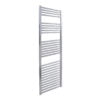 Aura Straight Chrome Towel Warmer For Central Heating Efficient Heating, Well Made, Excellent Value Buy Online From Solaire Quartz UK Shop 19