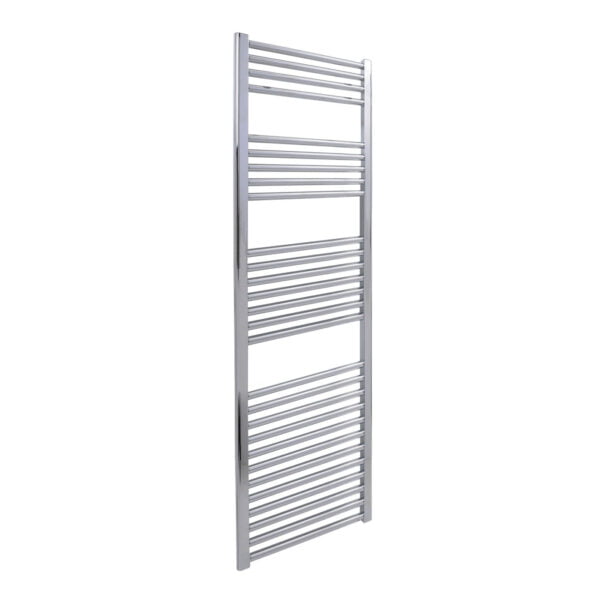 Aura Straight Chrome Towel Warmer For Central Heating Efficient Heating, Well Made, Excellent Value Buy Online From Solaire Quartz UK Shop 13