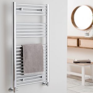 Aura 25 Straight Heated Towel Rail – Central Heating Efficient Heating, Well Made, Excellent Value Buy Online From Solaire Quartz UK Shop