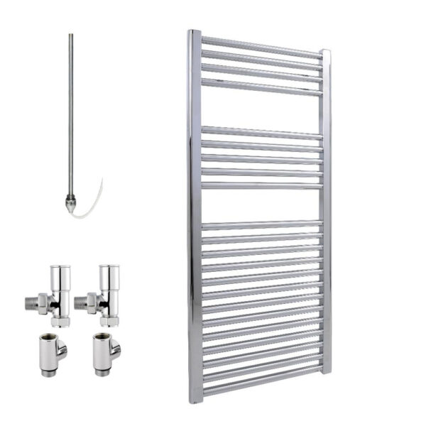Aura 25 Straight Dual Fuel Heated Towel Rail Efficient Heating, Well Made, Excellent Value Buy Online From Solaire Quartz UK Shop 8