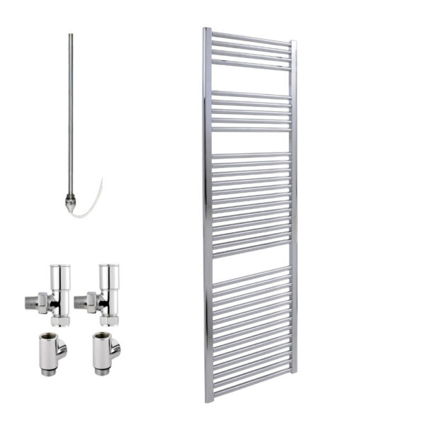 Aura 25 Straight Dual Fuel Heated Towel Rail Efficient Heating, Well Made, Excellent Value Buy Online From Solaire Quartz UK Shop 7