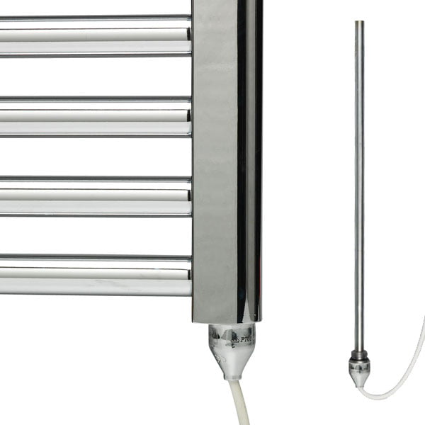 Aura Straight Electric Towel Warmer, Black, Prefilled Efficient Heating, Well Made, Excellent Value Buy Online From Solaire Quartz UK Shop 5