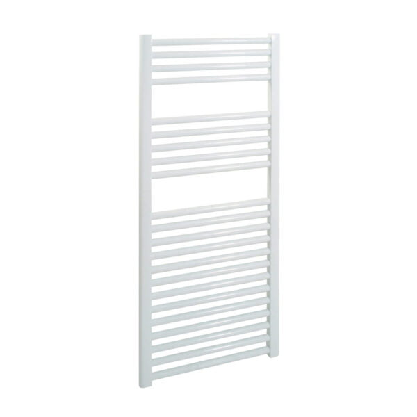 Aura Straight White Electric Towel Warmer, Prefilled Efficient Heating, Well Made, Excellent Value Buy Online From Solaire Quartz UK Shop 11