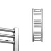 Aura Straight Chrome Towel Warmer For Central Heating Efficient Heating, Well Made, Excellent Value Buy Online From Solaire Quartz UK Shop 14