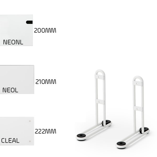 Adax Portable Leg Brackets For Neo, Clea Low Profile Models Efficient Heating, Well Made, Excellent Value Buy Online From Solaire Quartz UK Shop 3
