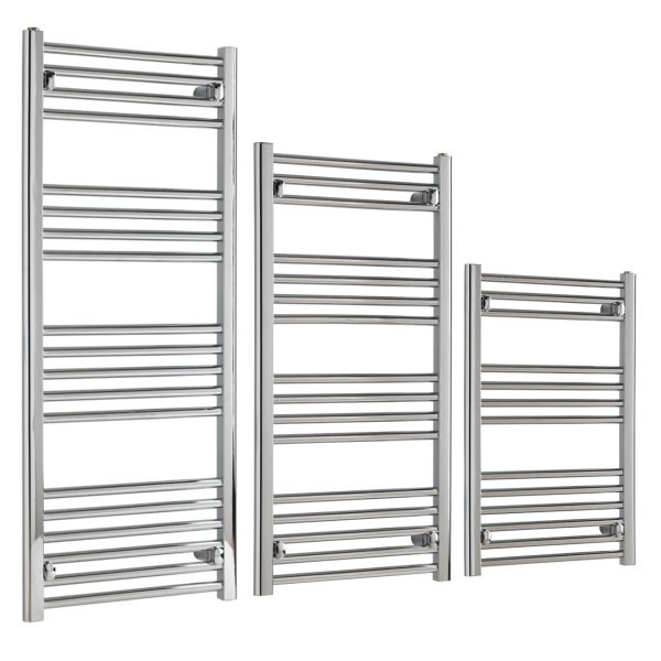 Aura 22 Budget Chrome Heated Towel Rail – Central Heating Efficient Heating, Well Made, Excellent Value Buy Online From Solaire Quartz UK Shop 6