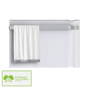 Radialight Klima Electric Infrared Convector Heater With Towel Rail, Wall Mounted, Splash Proof Efficient Heating, Well Made, Excellent Value Buy Online From Solaire Quartz UK Shop