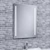 Aura Duo Bathroom LED Mirror, Twin Lighting Strip, Shaver Socket, Wall Mounted Efficient Heating, Well Made, Excellent Value Buy Online From Solaire Quartz UK Shop 9