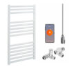 Aura WiFi Dual Fuel Towel Warmer, Thermostatic, Straight, White Efficient Heating, Well Made, Excellent Value Buy Online From Solaire Quartz UK Shop 12