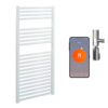 Aura WiFi Electric Towel Warmer, Thermostatic, Straight, White Efficient Heating, Well Made, Excellent Value Buy Online From Solaire Quartz UK Shop 12