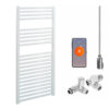 Aura WiFi Dual Fuel Towel Warmer, Thermostatic, Straight, White Efficient Heating, Well Made, Excellent Value Buy Online From Solaire Quartz UK Shop 11