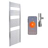 Aura WiFi Electric Towel Warmer, Thermostatic, Straight, Chrome Efficient Heating, Well Made, Excellent Value Buy Online From Solaire Quartz UK Shop 15