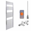 Aura WiFi Dual Fuel Towel Warmer, Thermostatic, Straight, Chrome Efficient Heating, Well Made, Excellent Value Buy Online From Solaire Quartz UK Shop 12