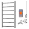 Aura Ronda Wifi Dual Fuel Towel Warmer, Thermostatic, Modern, Chrome Efficient Heating, Well Made, Excellent Value Buy Online From Solaire Quartz UK Shop 10