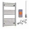 Aura WiFi Dual Fuel Towel Warmer, Thermostatic, Straight, Chrome Efficient Heating, Well Made, Excellent Value Buy Online From Solaire Quartz UK Shop 13