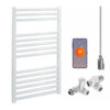 Aura WiFi Dual Fuel Towel Warmer, Thermostatic, Straight, White Efficient Heating, Well Made, Excellent Value Buy Online From Solaire Quartz UK Shop 15