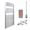 Aura WiFi Dual Fuel Towel Warmer, Thermostatic, Curved, Chrome Efficient Heating, Well Made, Excellent Value Buy Online From Solaire Quartz UK Shop 15