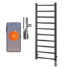 Aura Ronda Wifi Electric Towel Warmer, Thermostatic, Modern, Anthracite Efficient Heating, Well Made, Excellent Value Buy Online From Solaire Quartz UK Shop 12