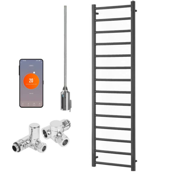 Aura Ronda Wifi Dual Fuel Towel Warmer, Thermostatic, Modern, Anthracite Efficient Heating, Well Made, Excellent Value Buy Online From Solaire Quartz UK Shop 8