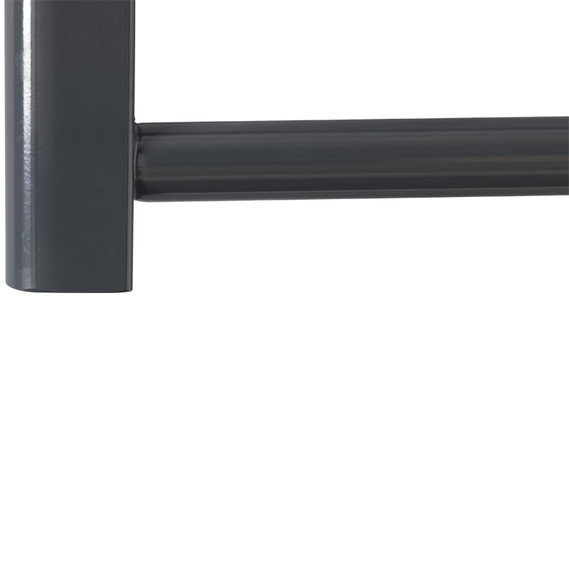Aura Ronda Anthracite Smart Electric Towel Rail with Thermostat, Timer + WiFi Control