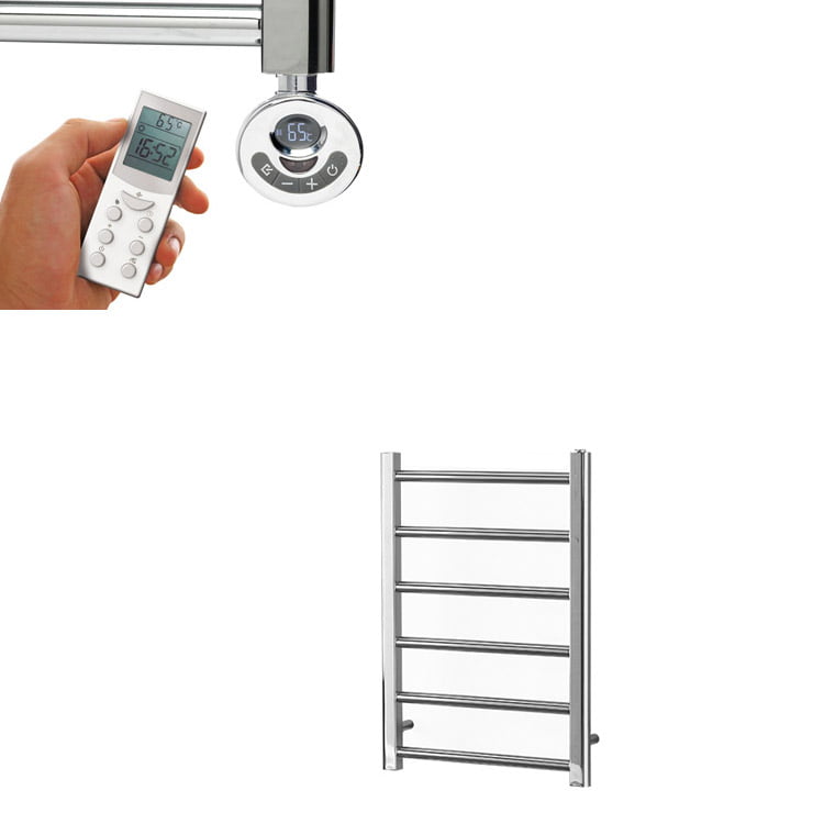 Aura Ronda Chrome Smart Electric Towel Rail with Thermostat, Timer + WiFi Control Efficient Heating, Well Made, Excellent Value Buy Online From Solaire Quartz UK Shop 11