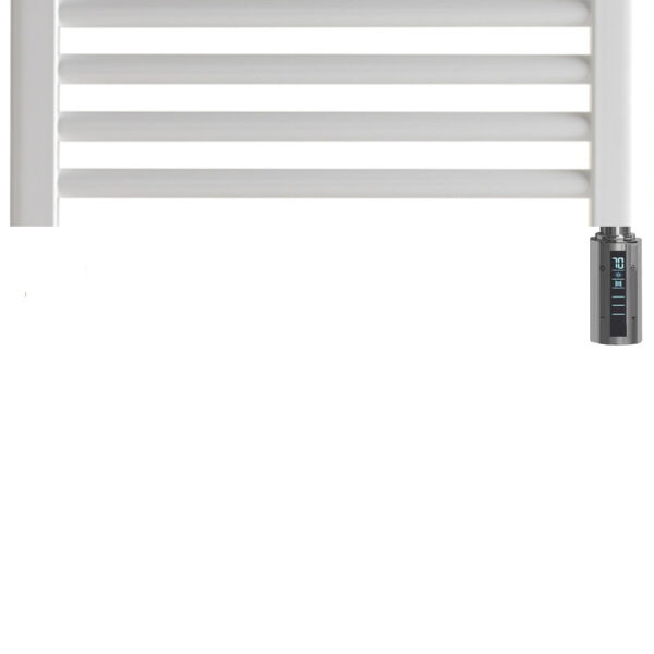 Aura WiFi Electric Towel Warmer, Thermostatic, Straight, White Efficient Heating, Well Made, Excellent Value Buy Online From Solaire Quartz UK Shop 10