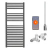 Aura Black | Dual Fuel Towel Rail with Thermostat, Timer + WiFi Control Efficient Heating, Well Made, Excellent Value Buy Online From Solaire Quartz UK Shop 15