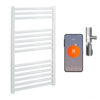 Aura WiFi Electric Towel Warmer, Thermostatic, Straight, White Efficient Heating, Well Made, Excellent Value Buy Online From Solaire Quartz UK Shop 16