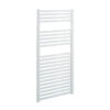 Aura Straight White Towel Warmer For Central Heating Efficient Heating, Well Made, Excellent Value Buy Online From Solaire Quartz UK Shop 17