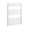 Aura Straight White Towel Warmer For Central Heating Efficient Heating, Well Made, Excellent Value Buy Online From Solaire Quartz UK Shop 20