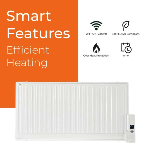 SolAire Celsius WiFi Oil Filled Electric Heater + Timer, Voice Control. Portable / Wall Mounted Efficient Heating, Well Made, Excellent Value Buy Online From Solaire Quartz UK Shop 10