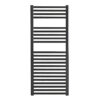 Aura Straight Towel Warmer For Central Heating, Black Efficient Heating, Well Made, Excellent Value Buy Online From Solaire Quartz UK Shop 11