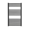 Aura Straight Towel Warmer For Central Heating, Black Efficient Heating, Well Made, Excellent Value Buy Online From Solaire Quartz UK Shop 9