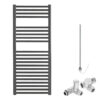 Aura Straight Anthracite Heated Towel Rail – Dual Fuel Efficient Heating, Well Made, Excellent Value Buy Online From Solaire Quartz UK Shop 8