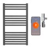 Aura Straight Anthracite Heated Towel Rail – WiFi Control, Thermostat and Timer Efficient Heating, Well Made, Excellent Value Buy Online From Solaire Quartz UK Shop 9