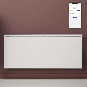 ADAX FAMN WIFI Electric Panel Heater, Splashproof, White Efficient Heating, Well Made, Excellent Value Buy Online From Solaire Quartz UK Shop